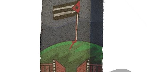 javier martinez, obra para Memoria en Adoquín,