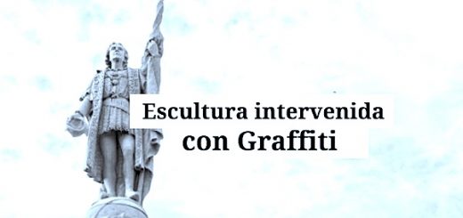 Estatua de Cristóbal Colón en la Plaza Colón del Viejo San Juan amanece pintada con la palabra "genocida"