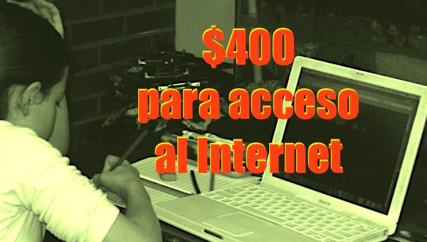 $400 para internet
