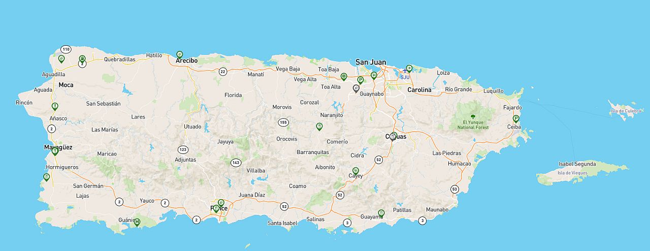 estacione ev recarga autos electricos en puerto rico - Autos Tesla y su rendimiento en carreteras de Puerto Rico