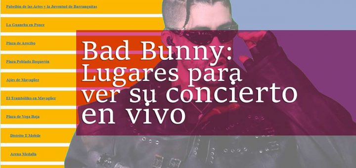 Bad Bunny concierto en vivo