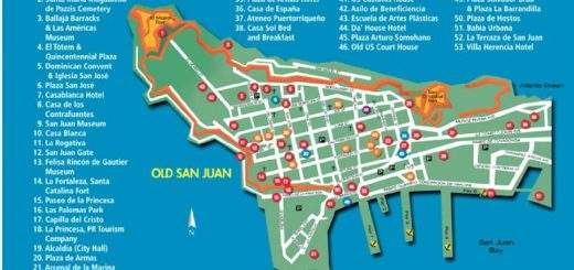 Mapa del viejo san juan