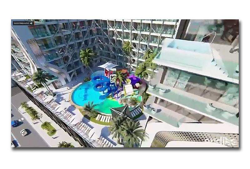 Piscinas-del-Hotel-Hard-Rock-frente-a-la-bahia-de-San-Juan Hotel Hard Rock frente a la bahía de San Juan HOTELES VIEJO SAN JUAN Información Viejo San Juan TURISMO PUERTO RICO TURISMO Y CRUCEROS