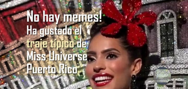 Traje típico de Miss Universe PR 2023