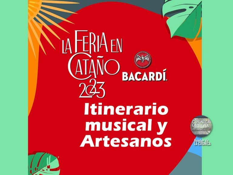 Feria Bacardí Itinerario musical y Artesanos