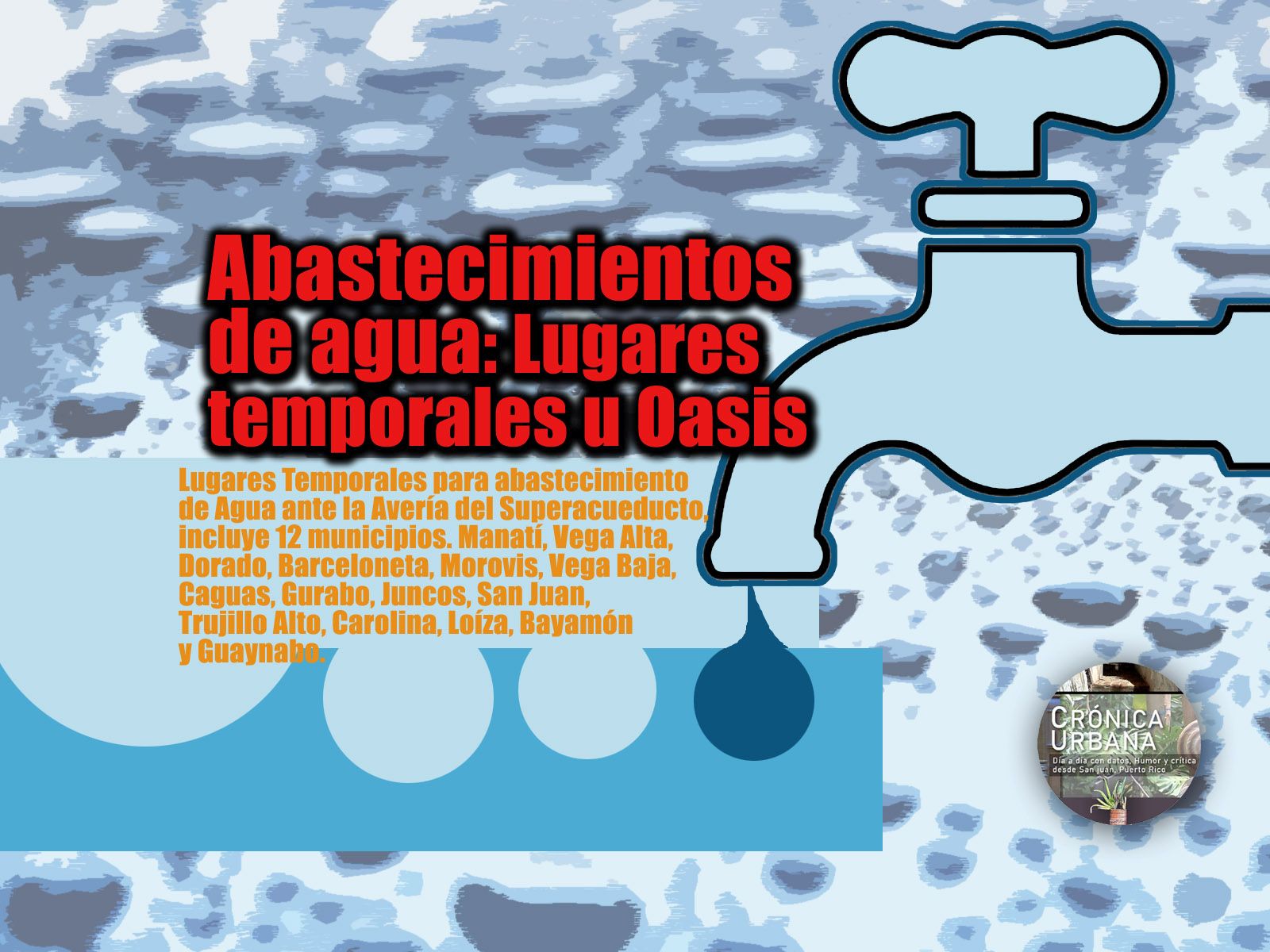 Lugares temporales u Oasis de aguas
