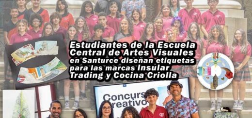 Estudiantes de la Escuela Central de Artes Visuales en Santurce diseñan etiquetas para las marcas Insular Trading y Cocina Criolla